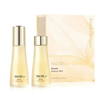 Set Xịt Khoáng Nước Thần Su:m37 Secret Essence Mist 2 chai
