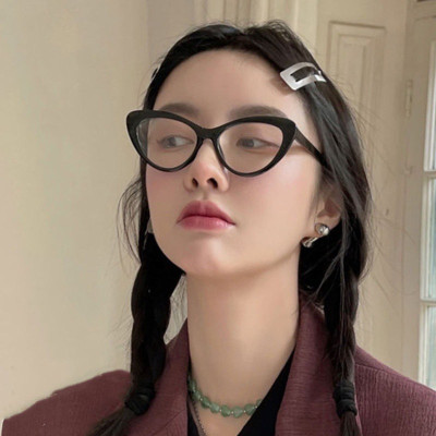 Kính Mắt mèo gọng nhựa dẻo Hàn Quốc cao cấp