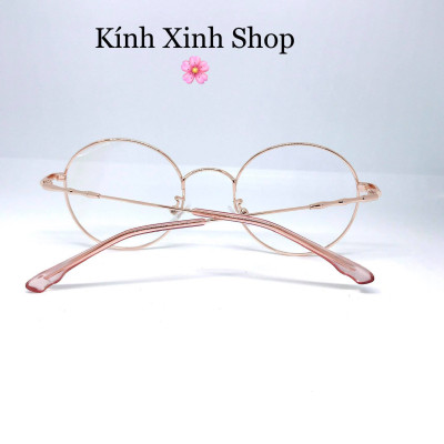 Kính Mắt tròn cao cấp cho Nam và nữ tròng chống ánh sáng xanh uv G72325 (Nhiều màu)