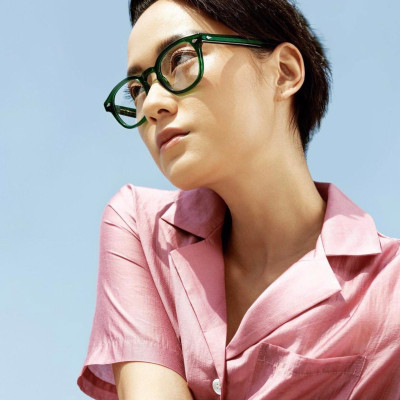 Gọng Kính Cận Nam Nữ, Kính Mắt Vuông To Chống Ánh Sáng Xanh Tia Bức Xạ Nhựa Dày Chắc Chắn