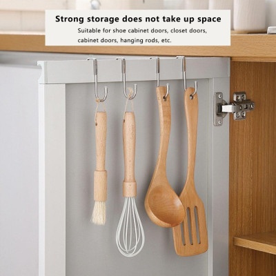 Móc Inox, Treo Đồ Đa Năng Hình Chữ S, Móc Gài Sau Cánh Tủ Bếp Nhỏ Gọn Tiện Lợi, Tiện Dụng Trong Không Gian Bếp. TakyHome 2015