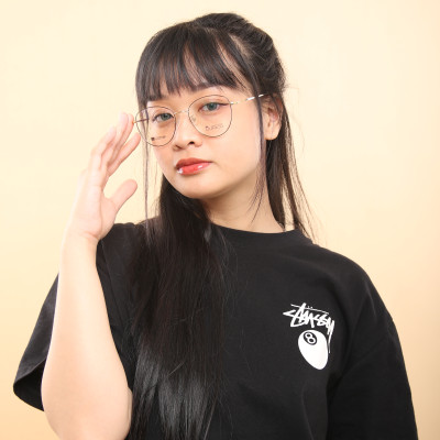 Gọng kính titanium 1092 thời trang nam nữ siêu nhẹ siêu bền OURESS