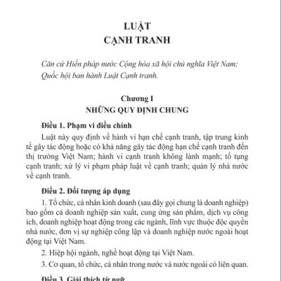 Sách - Luật Cạnh Tranh - ndbooks