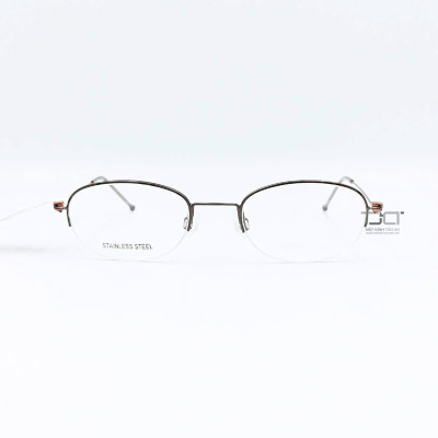 Gọng kính Nữ , thép không gĩ, phom tròng nhỏ, gọng nhuyễn siêu nhẹ