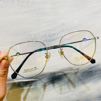 Gọng kính cận F63070 và F63040 hợp kim thời trang mắt kính OURESS nam nữ siêu nhẹ siêu bền