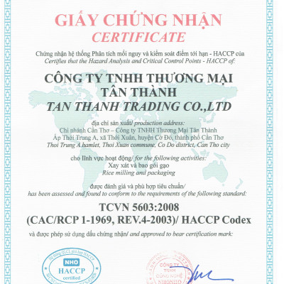 Gạo Hoa Lúa Xanh - Túi 2kg - Tơi xốp, mềm cơm, dẻo ít, thơm nhẹ