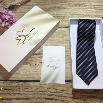 Cà Vạt Lụa Tơ Tằm SenSilk CAVATS02 – Cà Vạt Nam Cao Cấp, Quà Tặng Quý Ông