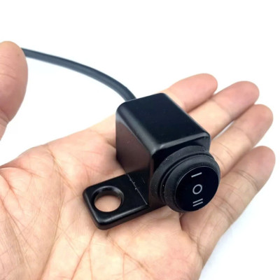 Công Tắc Gắn Chân Gương 3 Chế Độ Cho Đèn Trợ Sáng – Vỏ Hợp Kim Chống Nước