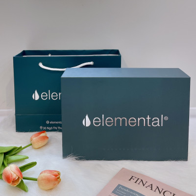 [Quà tặng cao cấp-Thương hiệu Mỹ] Set hộp quà tặng Sinh nhật, set Yêu Thương, bình giữ nhiệt và ly giữ nhiệt Elemental