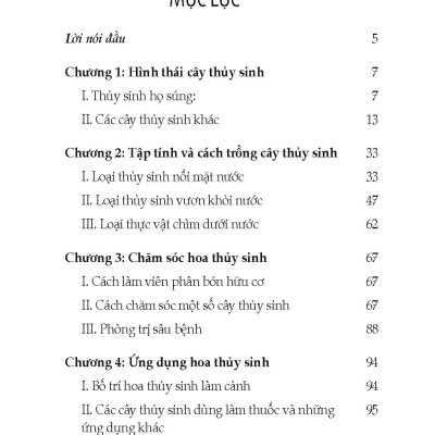 Nông Nghiệp Xanh, Sạch - Kỹ Thuật Trồng Cây Và Hoa Thủy Sinh