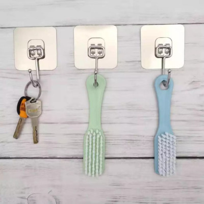 SET Móc Dán Tường INOX 304 Chịu Lực 5kg, Móc Dán Chịu Lực Loại Tốt, Tiện Dụng Gia Đình Và Văn Phòng. TakyHome 2214set