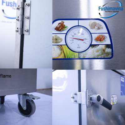 [CỬA HÀNG CHÍNH HÃNG] Tủ nấu cơm dùng gas và điện 10 khay