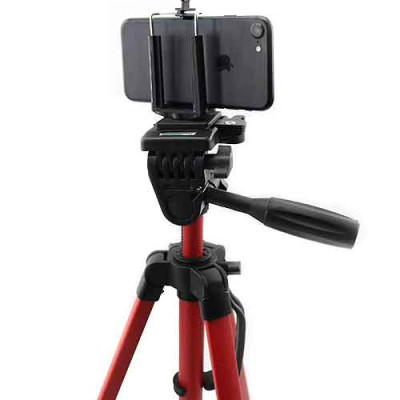 Chân giá đỡ máy chụp ảnh/ quay phim Tripod 3366 + Giá đỡ điện thoại - Hàng chính hãng