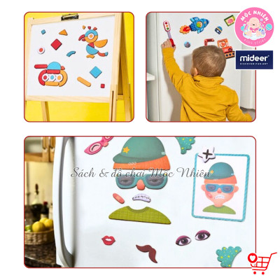 Đồ Chơi Xếp Hình Nam Châm Sáng Tạo Phiên Bản Mới Bao Gồm Trò Chơi BoardGame - Mideer Magnets Toys