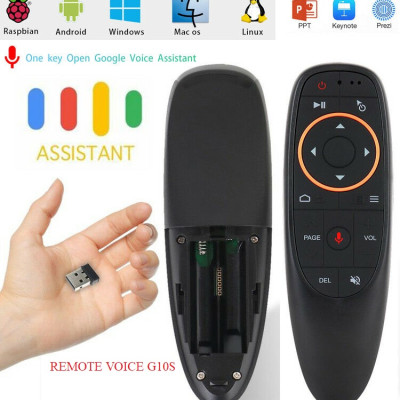 Điều Khiển Bluetooth, Chuột Bay, Tìm Kiếm Giọng Nói Air Mouse Remote Voice G10S, Tìm kiếm nội dung bằng giọng nói - Hàng Nhập Khẩu