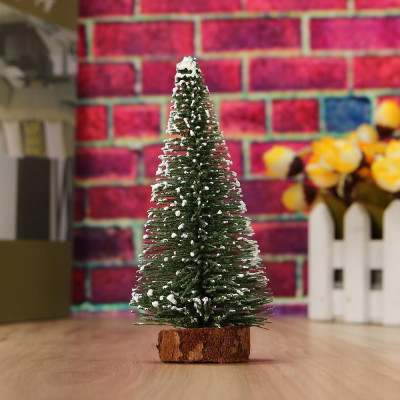 Bộ 3 cây thông mini 10 cm Christmass tree 2020 tặng dàn nháy nhỏ