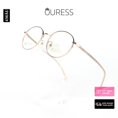 Gọng kính cận 2052 hợp kim thời trang mắt kính OURESS nam nữ siêu nhẹ siêu bền