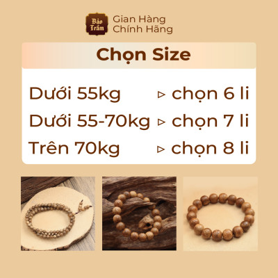 Vòng Trầm Hương 12.0ly – 16 Hạt – Cao Cấp | Bảo Trầm – Trầm Hương Tự Nhiên, Thơm Thanh Nhẹ, Mang Lại May Mắn & Bình An