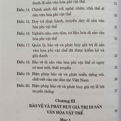 Luật Di Sản Văn Hoá Năm 2024