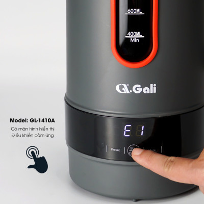 Máy làm sữa hạt đa năng Gali GL-1410A 1 lít 800w. Hàng nhập khẩu chính hãng, bảo hành 24 tháng
