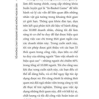 Tối Không Chạy Deadline, Sáng Không Ngại Đi Làm