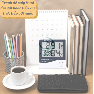 Nhiệt Ẩm Kế Điện Tử Đa Năng -Đồng Hồ Đo Nhiệt Độ & Độ Ẩm Kỹ Thuật Số -Máy Đo Nhiệt Độ – Độ Ẩm Trong Nhà -Đồng Hồ Điện Tử Đo Nhiệt Ẩm & Hiển Thị Thời Gian -Nhiệt Ẩm Kế Mini Treo Tường/Để Bàn