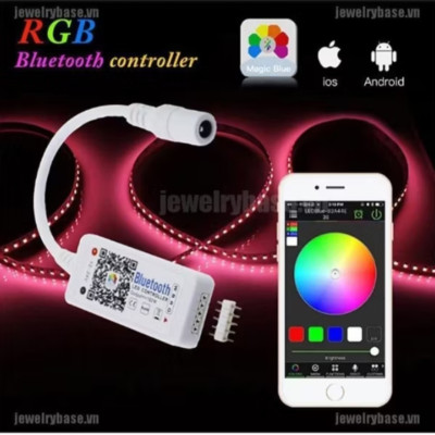 BỘ MẠCH ĐIỀU KHIỂN DÂY LED TỪ XA QUA ÁP ĐIỆN THOAI THÔNG MINH 