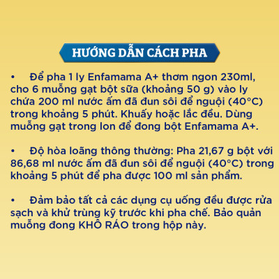 Sữa Bột Enfamama 360° Brain Plus Cho Mẹ Mang Thai Và Cho Con Bú