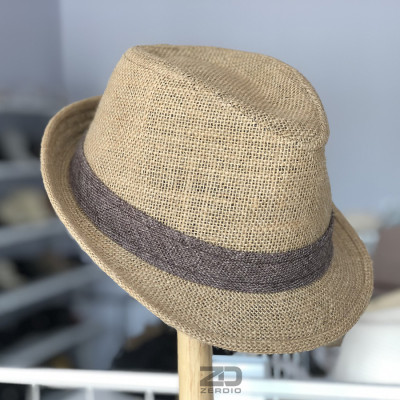 Mũ Phớt Cói Nam, Nón Rơm Đi Biển Vành Nhỏ Cao Cấp MP048