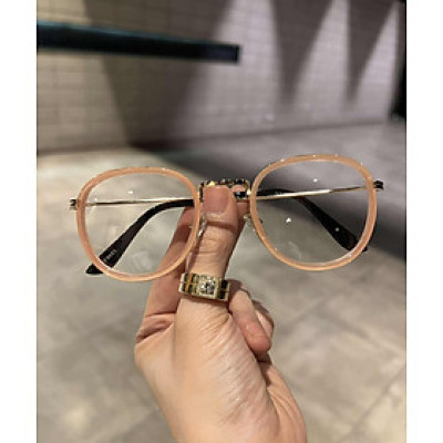 Kính Mắt tròn màu hồng dễ thương cho nữ