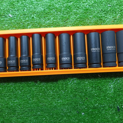 BỘ ĐẦU TUÝP DÀI 10 CHI TIẾT INGCO HKISSD12102L - HÀNG CHÍNH HÃNG