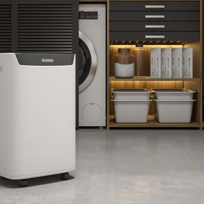 Máy Hút Ẩm Olimpia Splendid AQUARIA S1 12P - Công Suất 12L/Ngày, Bộ Lọc HEPA, Công Nghệ Khử Ẩm Tiên Tiến từ Italy - Hàng Chính Hãng 