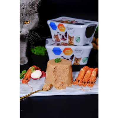 01Kg Pate Tươi Cho Chó Mèo Vị Tôm THEPETVN (Prawn)