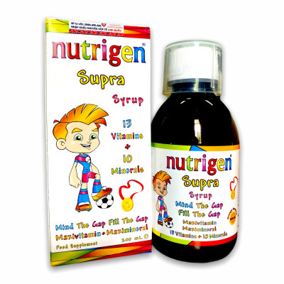 [MUA 1 TẶNG 2] KHI MUA Nutrigen Supra Syrup - Siro Bổ Sung Dinh Dưỡng Và Vi Chất cho trẻ em