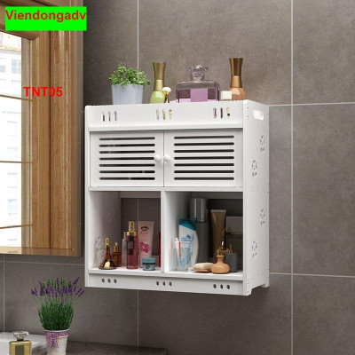 Tủ nhà tắm chống thấm nước TNT05 - Kệ lắp ráp treo tường nhà tắm