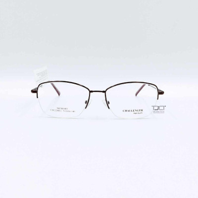 GỌNG KÍNH KIM LOẠI XẺ CƯỚC. PHOM LỤC GIÁC DÀNH CHO NỮ, CHÍNH HÃNG CHALLENGER CM220011