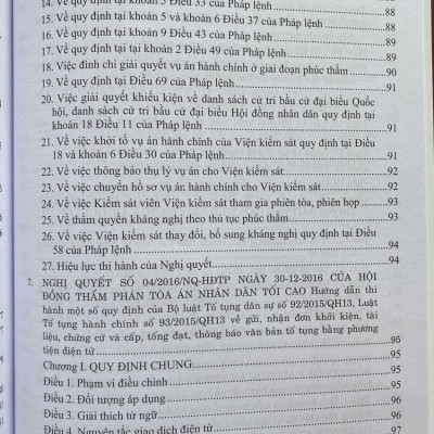Hệ Thống Các Nghị Quyết Của Hội Đồng Thẩm Phán, Toà Án Nhân Dân Tối Cao Về  Hành Chính, Kinh Tế - Thương Mại và Hôn Nhân Gia Đình Từ Năm 2000 Đến 2023
