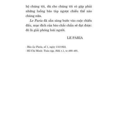 Báo chí trước hết phải phục vụ cách mạng, phục vụ nhân dân - bản in 2025