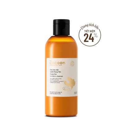 Bigsize - Sữa rửa mặt nghệ Hưng Yên Cocoon 310ml giúp da sạch mịn và rạng rỡ thuần chay