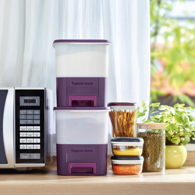 Thùng Gạo Tupperware Rice Smart Junior 5kg - Hàng Chính Hãng