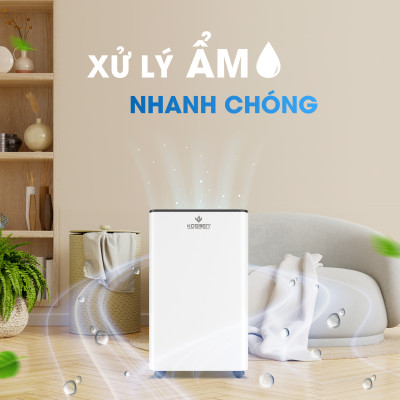 Máy Hút Ẩm Kosmen KM-60S Công Suất 60 lít/ngày, Công Nghệ Ion Âm - Hàng Chính Hãng