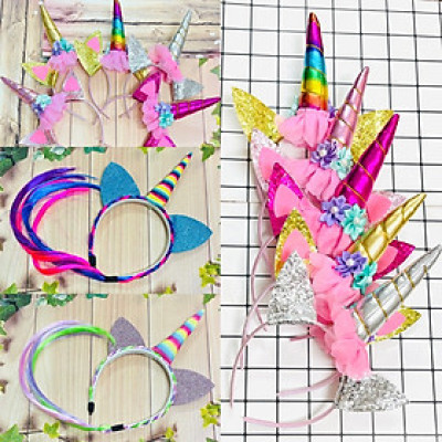 Bờm sừng ngựa pony chơi trung thu HALOWEEN hoá trang/bờm pony bờm ngựa thần bờm kỳ lân