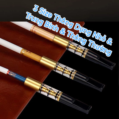 Bộ Đầu Lọc Thuốc Adous Đa Năng Dùng Cho Tất Cả Size Lớn & Vừa & Nhỏ. Sử Dụng Nhiều Lần Có Hộp Đựng Cực Hot