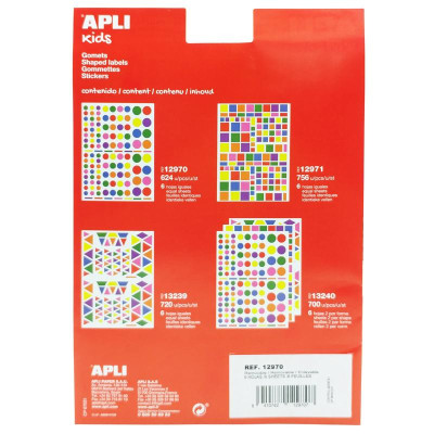 APLI_Sticker Vuông Nhiều Màu_12970