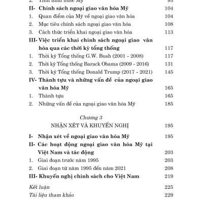 Ngoại giao văn hóa Mỹ trong hai thập niên đầu thế kỷ XXI (bản in 2024)