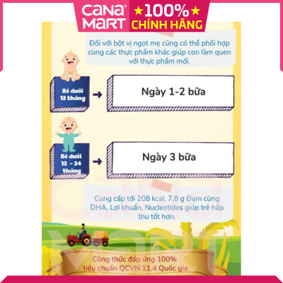 Bột ăn dặm tốt cho bé Nutricare Metacare Yến mạch chuối & olive (200g)