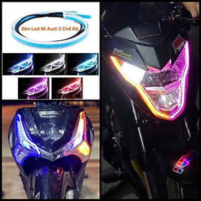 Bộ 2 Dây Đèn LED Mí Xinhan Kiểu Audi Hiệu Ứng Đèn Độc Đáo - Đồ Chơi Xe Máy và Ô Tô Loại Tốt