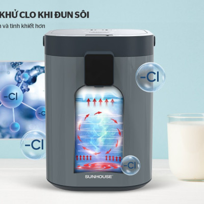 Bình Thủy Điện 3.2L SUNHOUSE SHD1440 - Hàng Chính Hãng