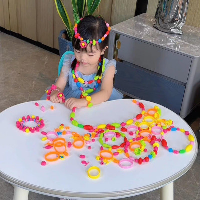 Đồ Chơi Cho Bé Gái, Đồ Chơi Xâu Hạt 550 Chi Tiết, Làm Trang Sức Giúp Bé Tăng Tư Duy Sáng Tạo, Đồ Chơi Trẻ Em HT SYS