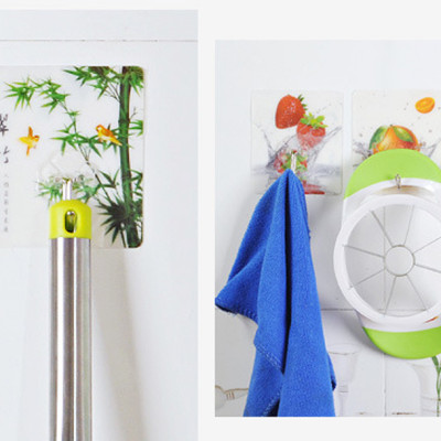 Bộ 10 móc treo đồ dính tường chịu lực in hình 3D